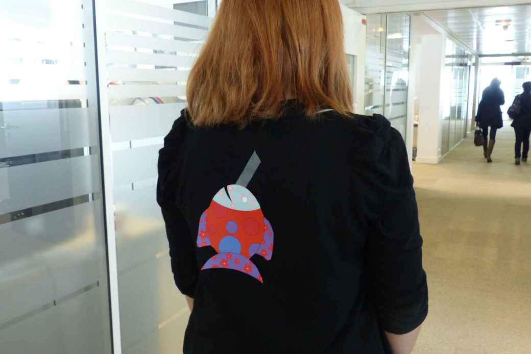 poisson d'avril ds le dos